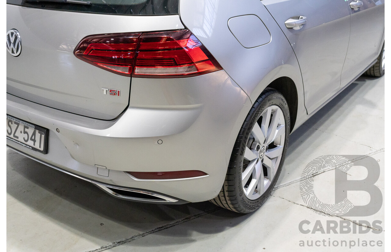 11/2017 Volkswagen Golf 110 TSI Highline AU MY18 5d Hatchback Tungsten Silver Metallic Turbo 1.4L