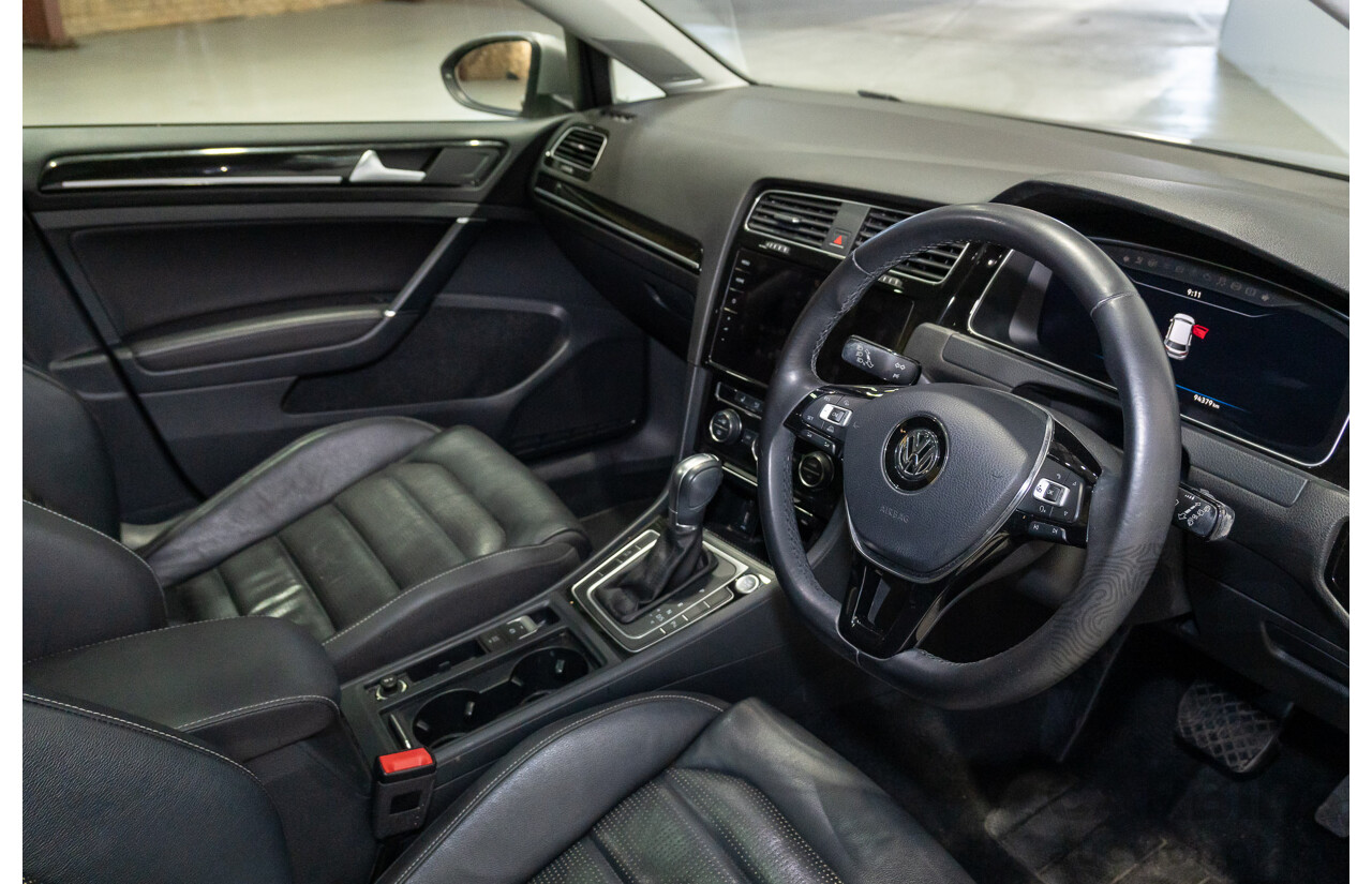 11/2017 Volkswagen Golf 110 TSI Highline AU MY18 5d Hatchback Tungsten Silver Metallic Turbo 1.4L