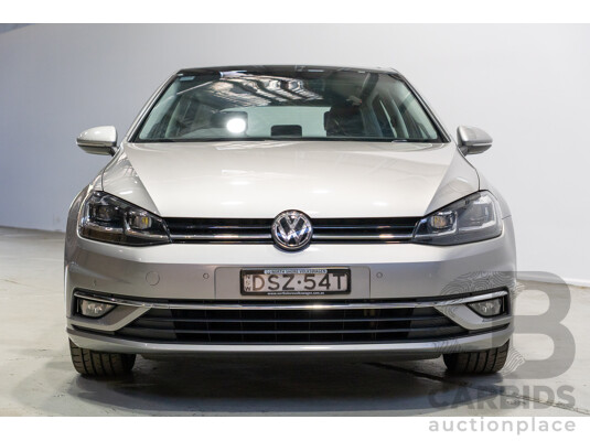 11/2017 Volkswagen Golf 110 TSI Highline AU MY18 5d Hatchback Tungsten Silver Metallic Turbo 1.4L