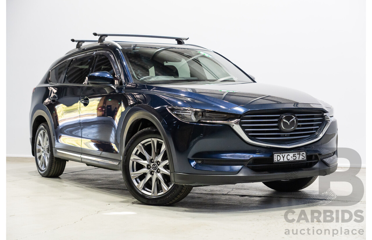 09/2018 Mazda Cx-8 ASAKI (AWD) KG MY18 4d Wagon Blue 2.2L 7 Seats