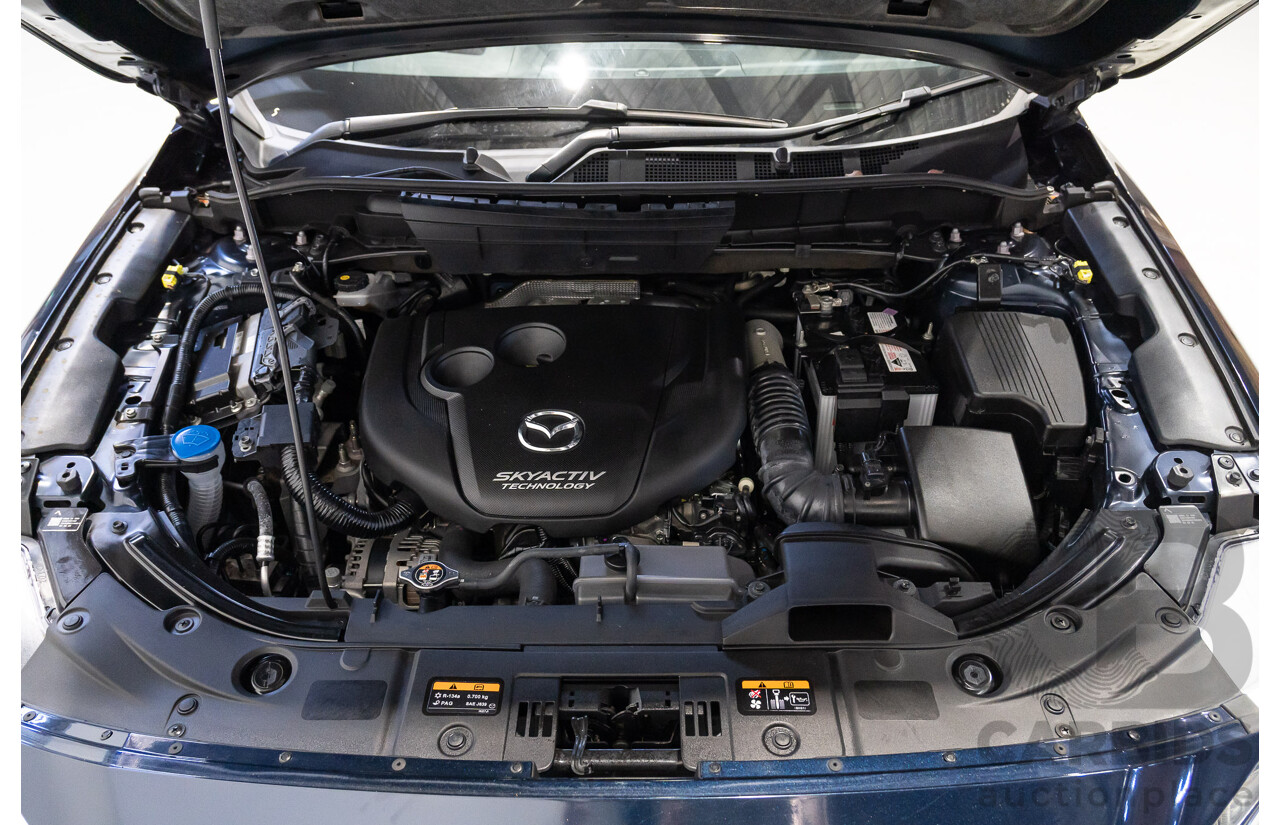 09/2018 Mazda Cx-8 ASAKI (AWD) KG MY18 4d Wagon Blue 2.2L 7 Seats