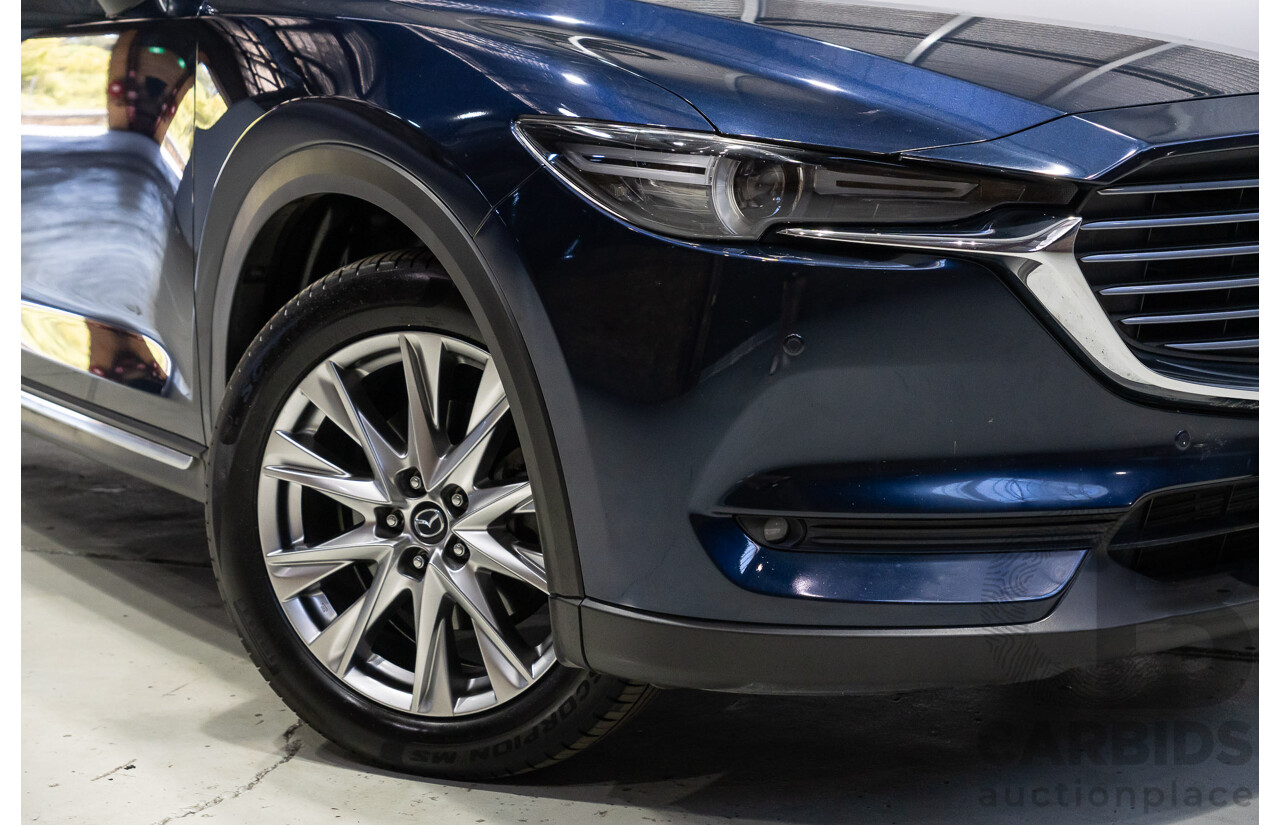 09/2018 Mazda Cx-8 ASAKI (AWD) KG MY18 4d Wagon Blue 2.2L 7 Seats