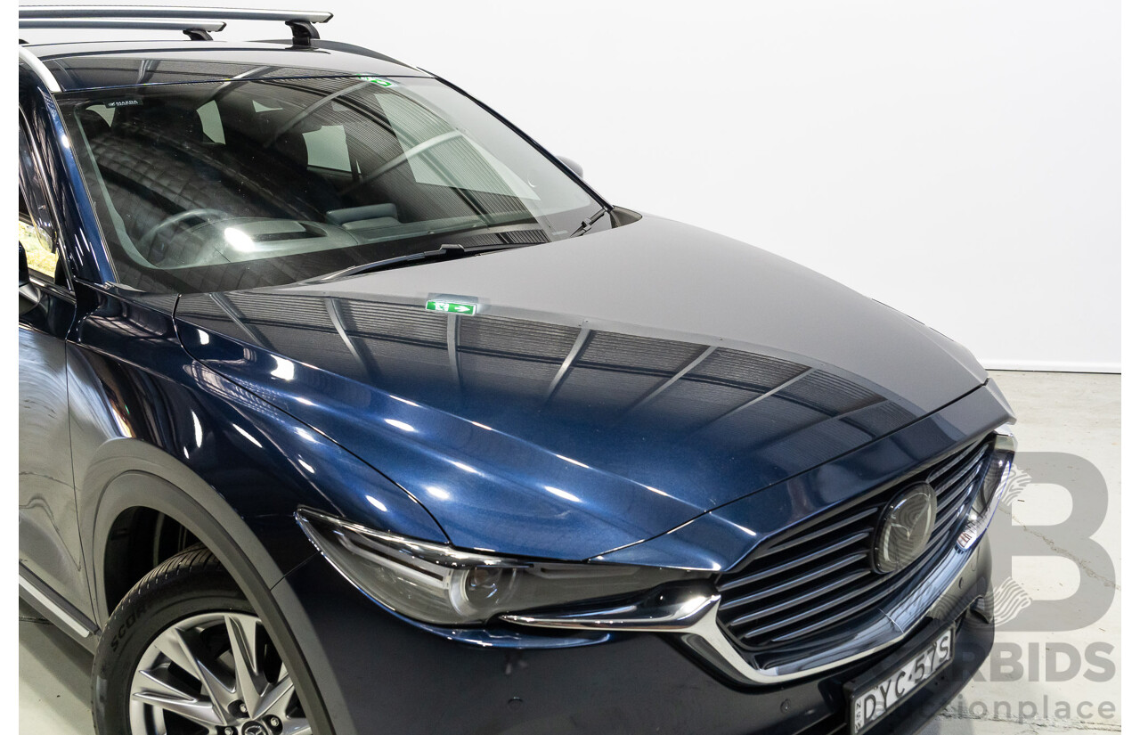 09/2018 Mazda Cx-8 ASAKI (AWD) KG MY18 4d Wagon Blue 2.2L 7 Seats