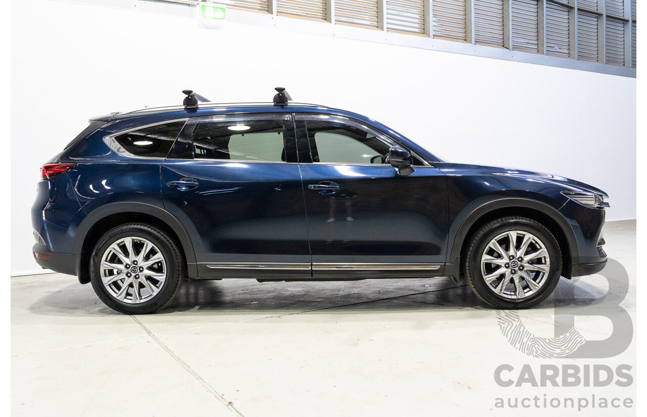 09/2018 Mazda Cx-8 ASAKI (AWD) KG MY18 4d Wagon Blue 2.2L 7 Seats