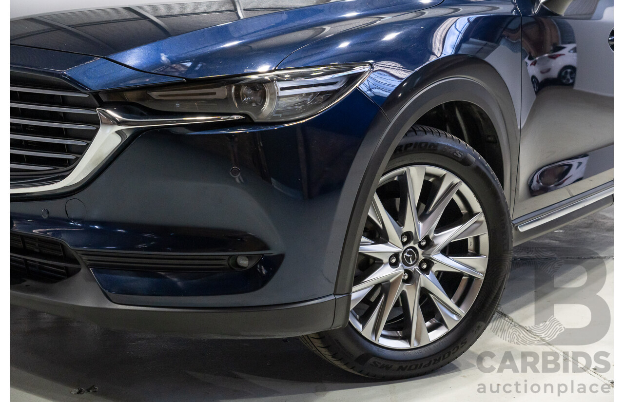 09/2018 Mazda Cx-8 ASAKI (AWD) KG MY18 4d Wagon Blue 2.2L 7 Seats