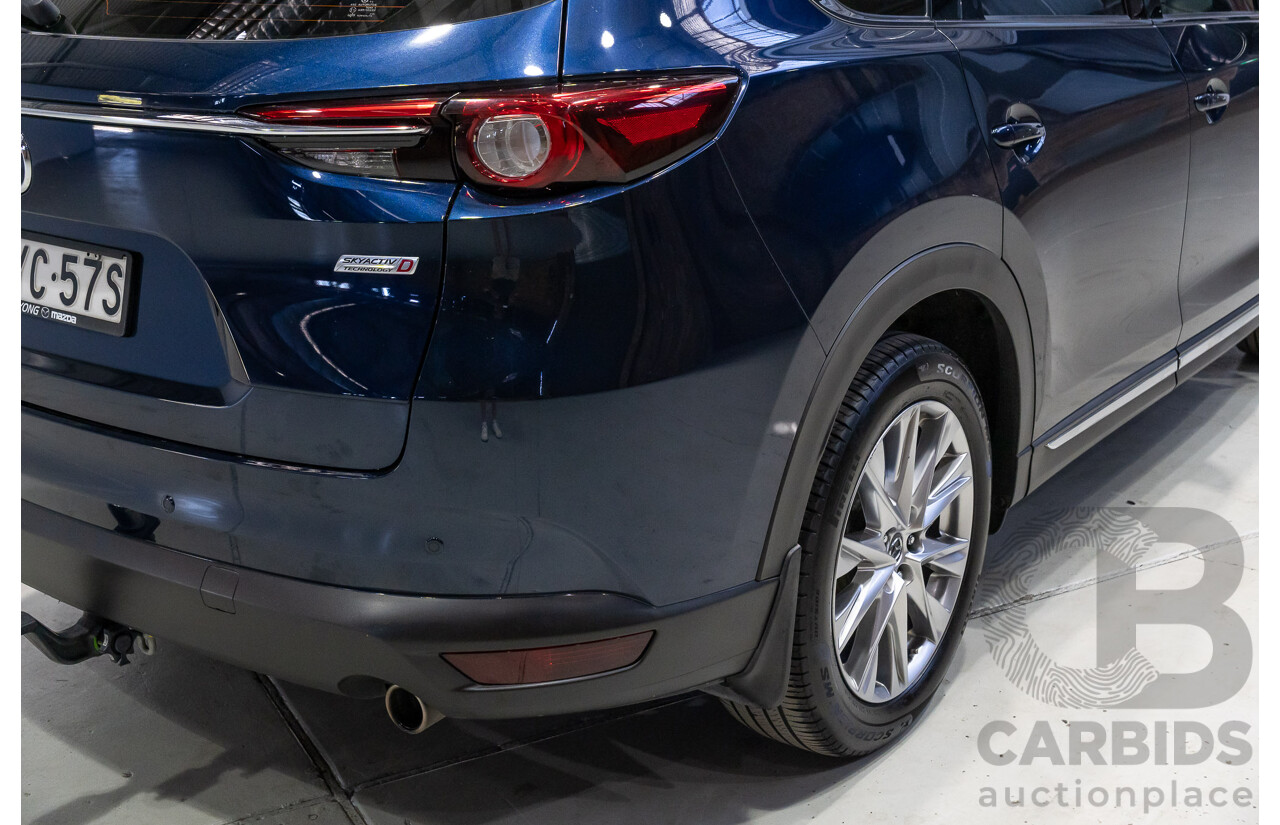 09/2018 Mazda Cx-8 ASAKI (AWD) KG MY18 4d Wagon Blue 2.2L 7 Seats