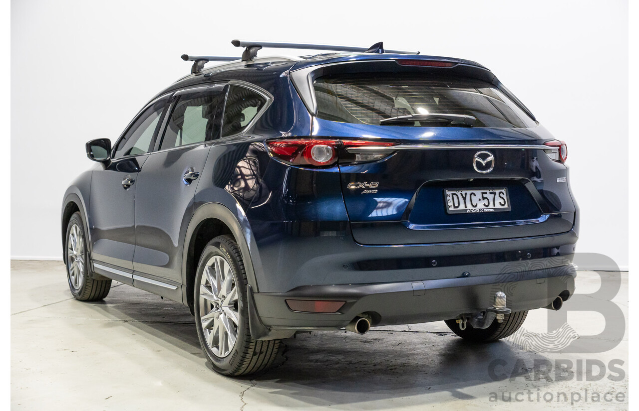 09/2018 Mazda Cx-8 ASAKI (AWD) KG MY18 4d Wagon Blue 2.2L 7 Seats
