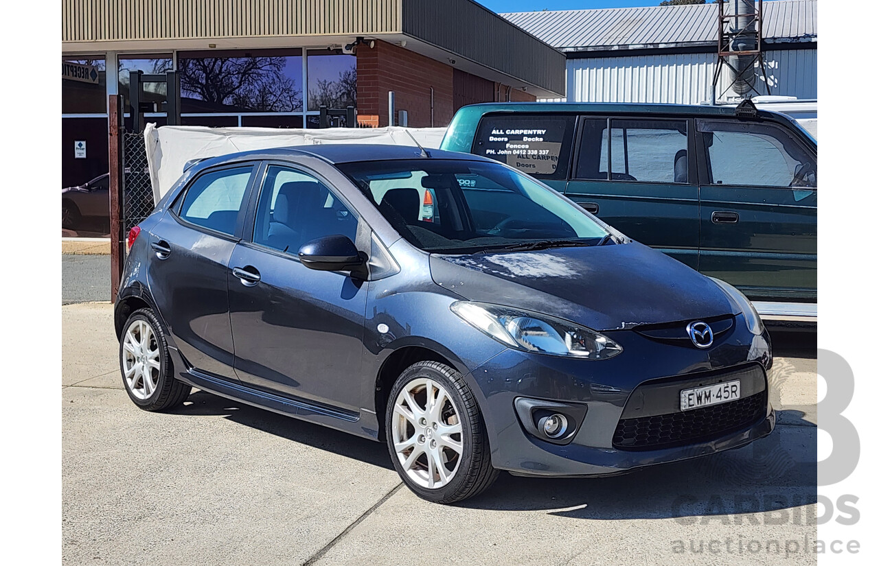10/2008 Mazda Mazda2 Genki DE 5d Hatchback Grey 1.5L