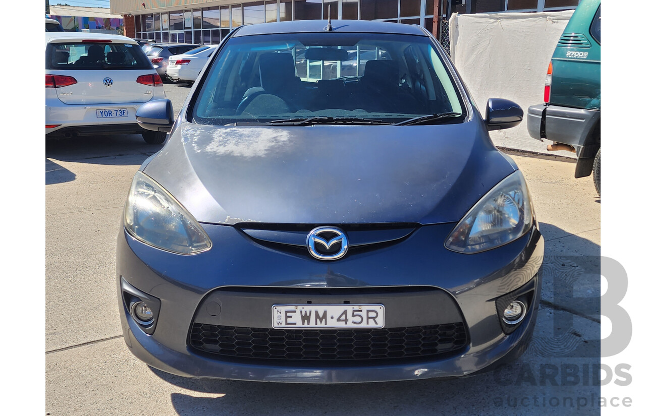 10/2008 Mazda Mazda2 Genki DE 5d Hatchback Grey 1.5L