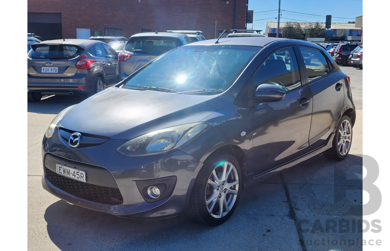 10/2008 Mazda Mazda2 Genki DE 5d Hatchback Grey 1.5L