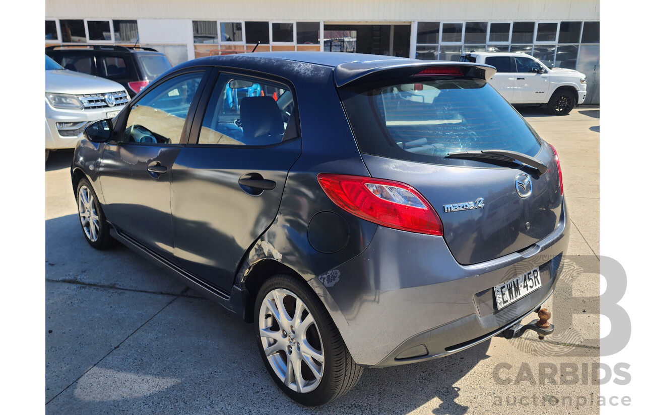 10/2008 Mazda Mazda2 Genki DE 5d Hatchback Grey 1.5L