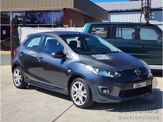 10/2008 Mazda Mazda2 Genki DE 5d Hatchback Grey 1.5L