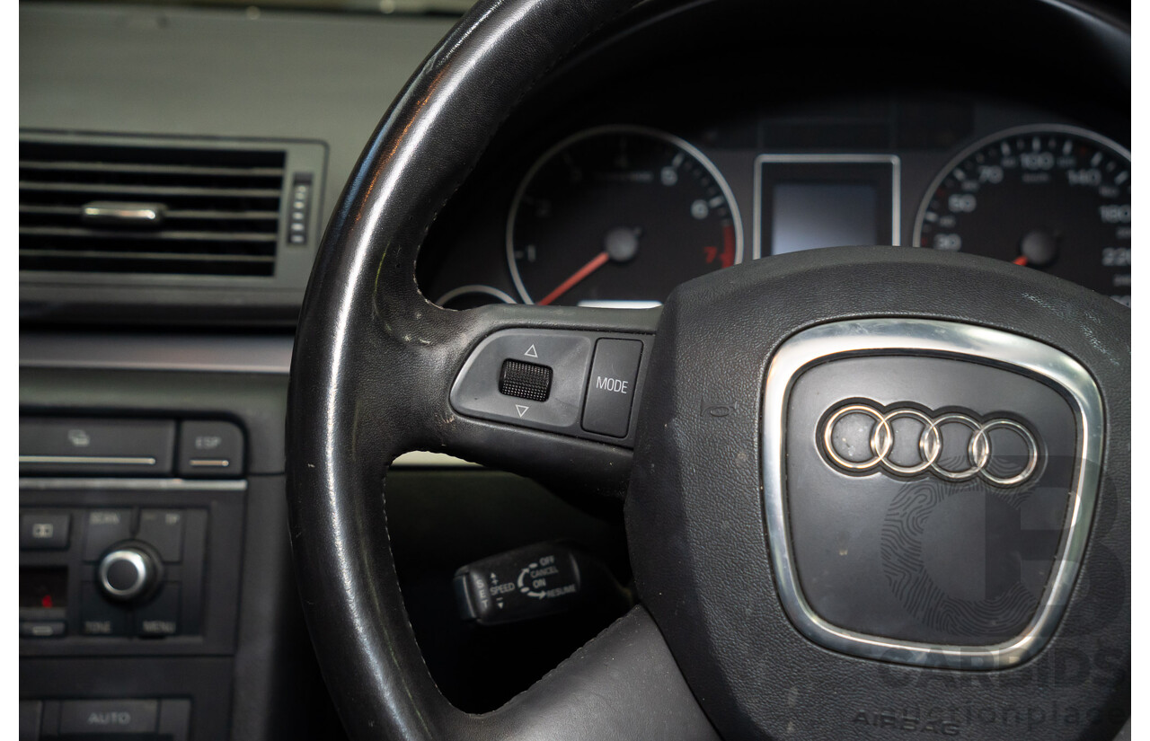10/2006 Audi A4 2.0 B7 4d Sedan Silver 2.0L