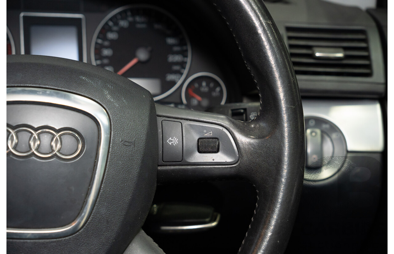 10/2006 Audi A4 2.0 B7 4d Sedan Silver 2.0L