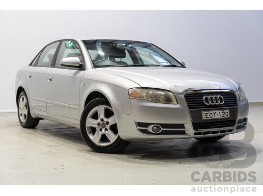 10/2006 Audi A4 2.0 B7 4d Sedan Silver 2.0L