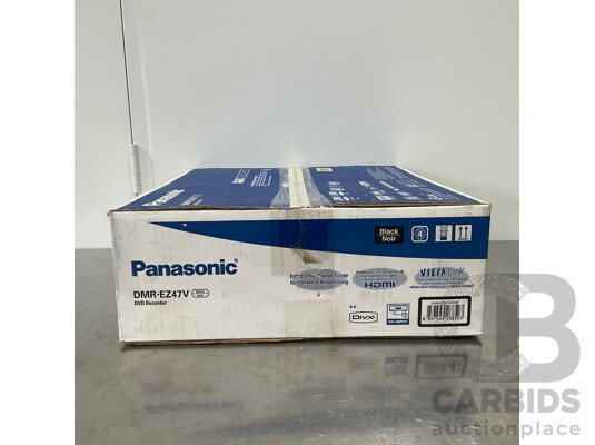 PANASONIC DIGA (DMR-EZ47V) DVD Recorder  and VCR Combo Player