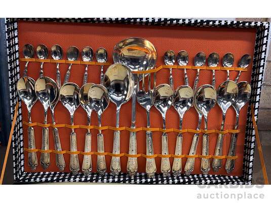 Silver Plated Vintage Italian Cutlery Set