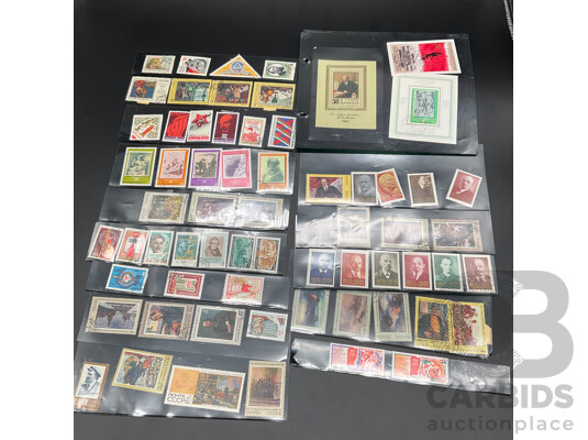Large Collection of Vintage and Mixed International Postage Stamps