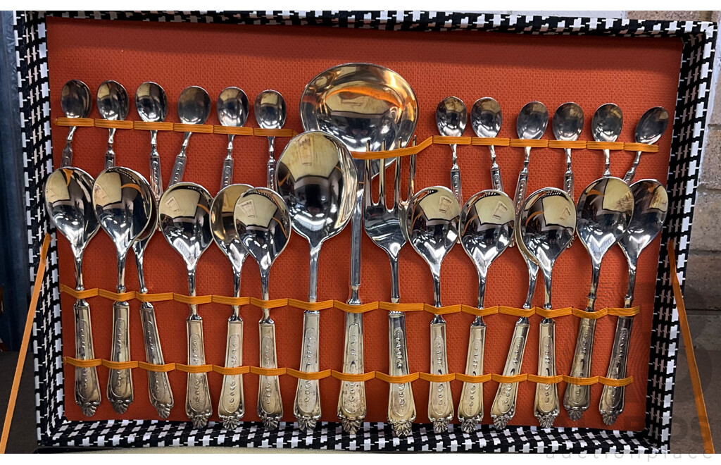 Silver Plated Vintage Italian Cutlery Set