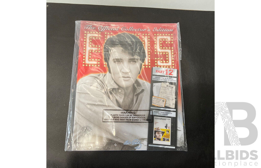 the Official Collector's Edition ELVIS PRESLEY Magazine Collection in Presentation Box