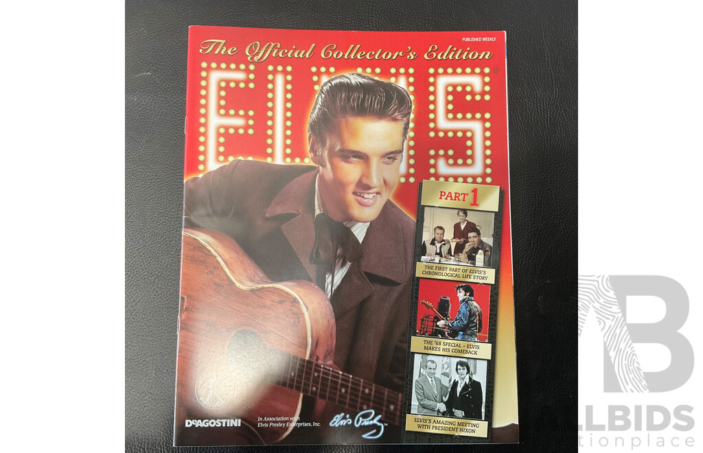 the Official Collector's Edition ELVIS PRESLEY Magazine Collection in Presentation Box