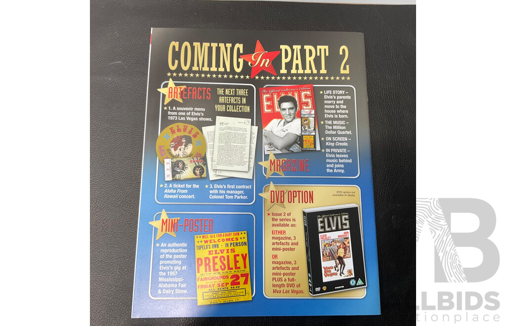 the Official Collector's Edition ELVIS PRESLEY Magazine Collection in Presentation Box