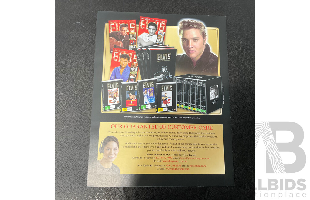 the Official Collector's Edition ELVIS PRESLEY Magazine Collection in Presentation Box