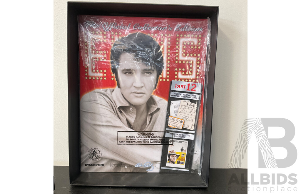 the Official Collector's Edition ELVIS PRESLEY Magazine Collection in Presentation Box