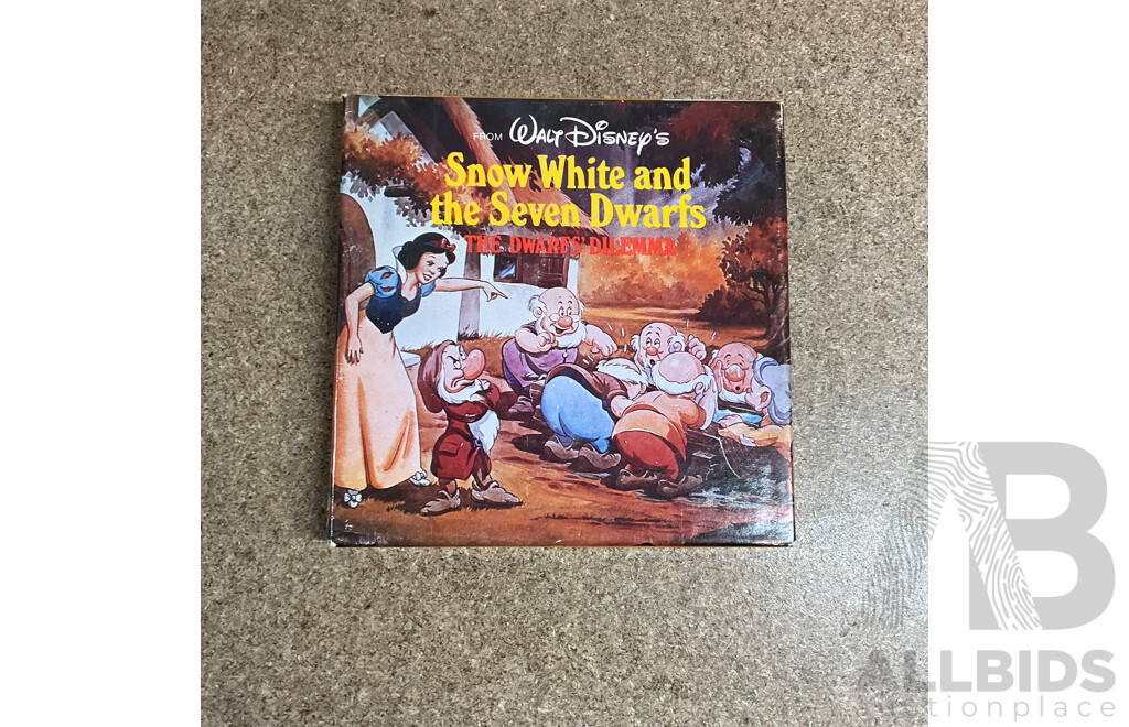 Vintage Walt Disney Super 8 Home Movie Film Boxes - LOT of 4