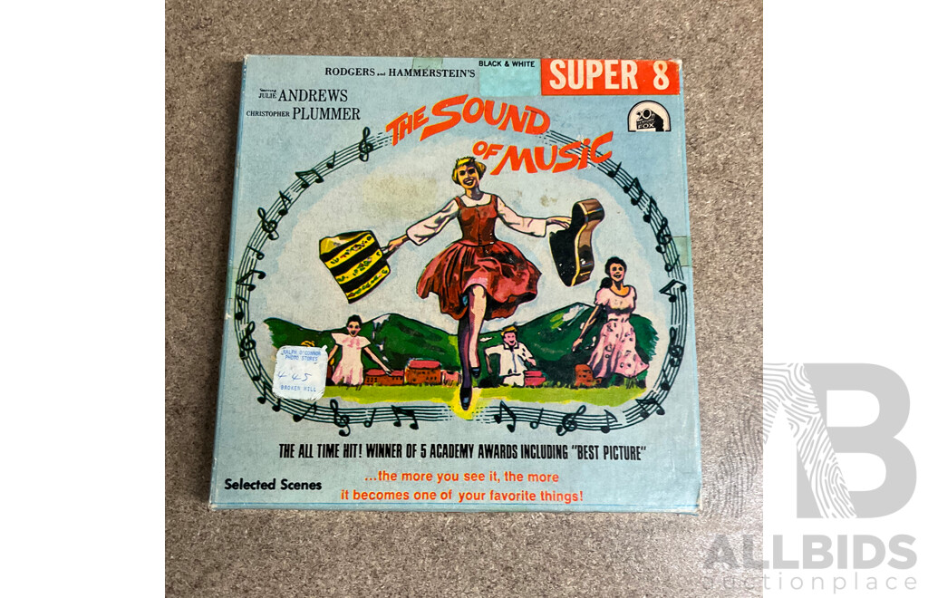 Vintage Super 8 Home Movie Box Musical-THE SOUND of MUSIC