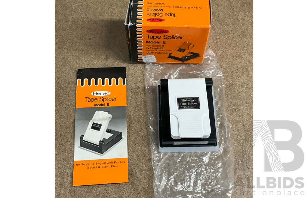 Vintage GOKO Model G-1001 Super-8 Editor Viewer Set -  GOKU Sound Unit & GOKU Sound Fader with Other Accessories