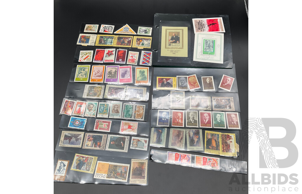 Large Collection of Vintage and Mixed International Postage Stamps