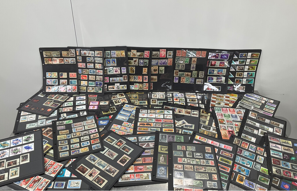 Large Collection of Vintage and Mixed International Postage Stamps
