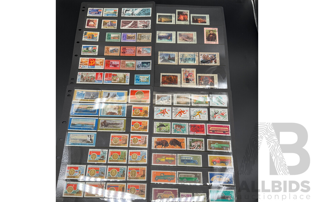 Large Collection of Vintage and Mixed International Postage Stamps