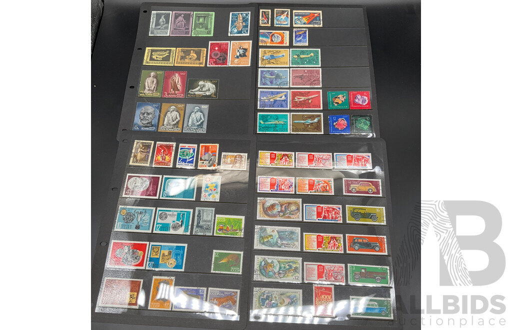 Large Collection of Vintage and Mixed International Postage Stamps