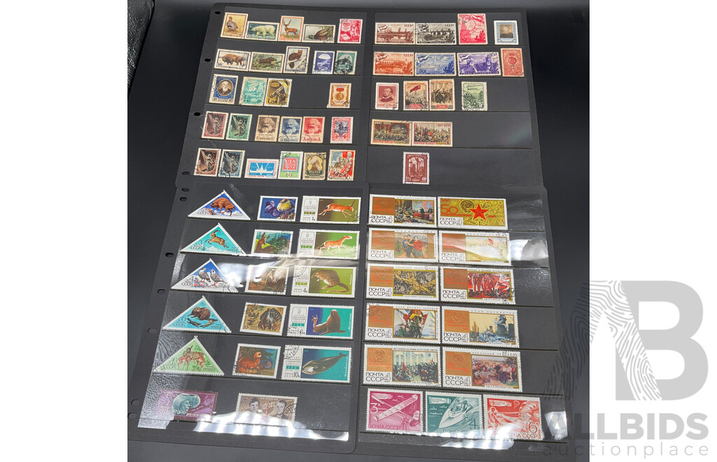 Large Collection of Vintage and Mixed International Postage Stamps