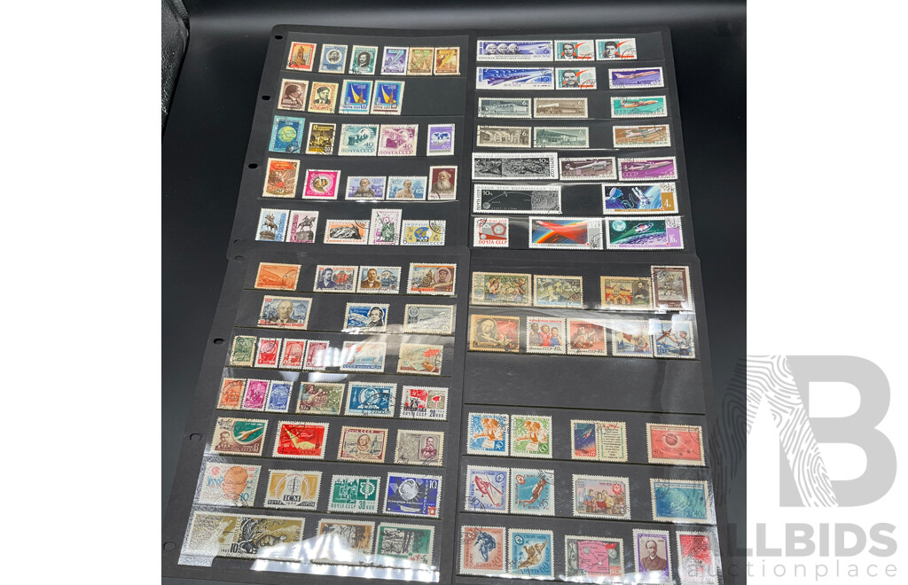 Large Collection of Vintage and Mixed International Postage Stamps