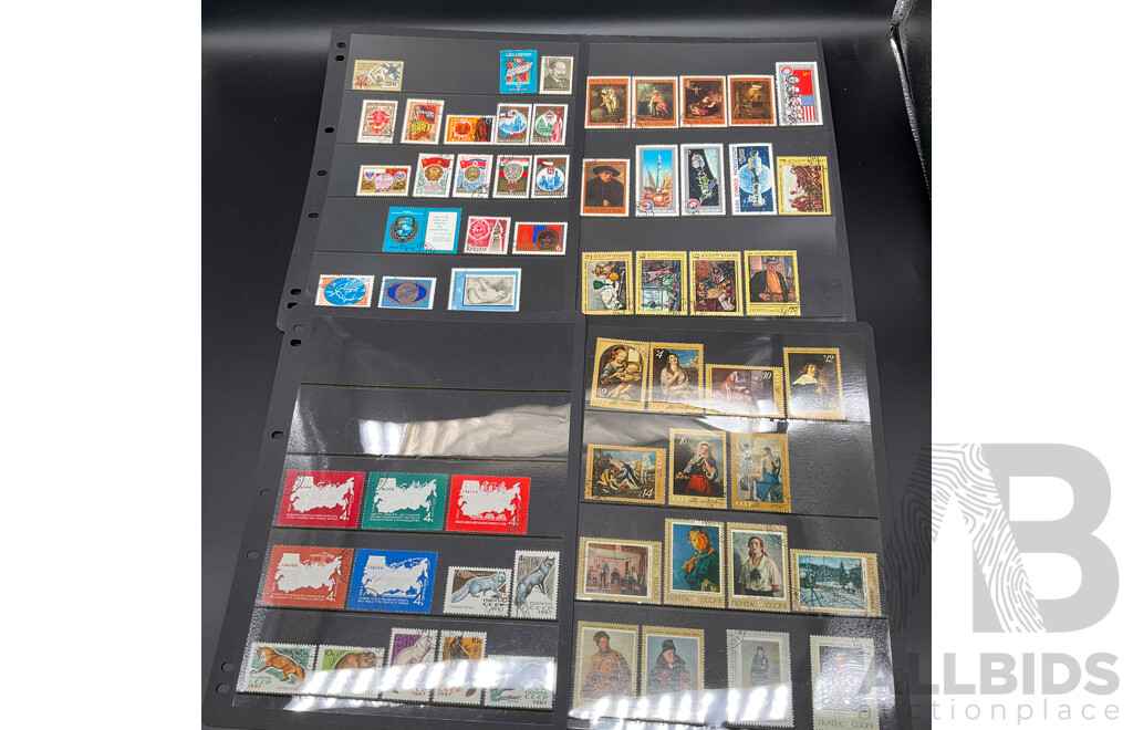 Large Collection of Vintage and Mixed International Postage Stamps