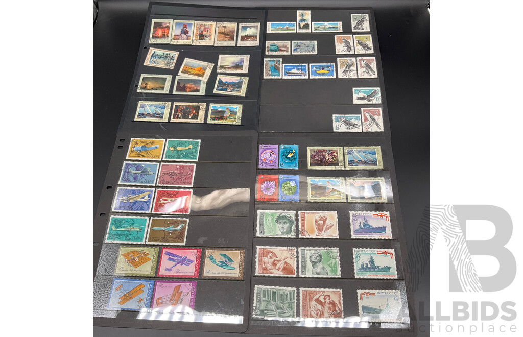 Large Collection of Vintage and Mixed International Postage Stamps