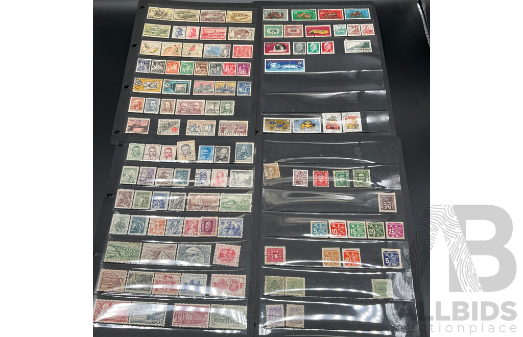 Large Collection of Vintage and Mixed International Postage Stamps