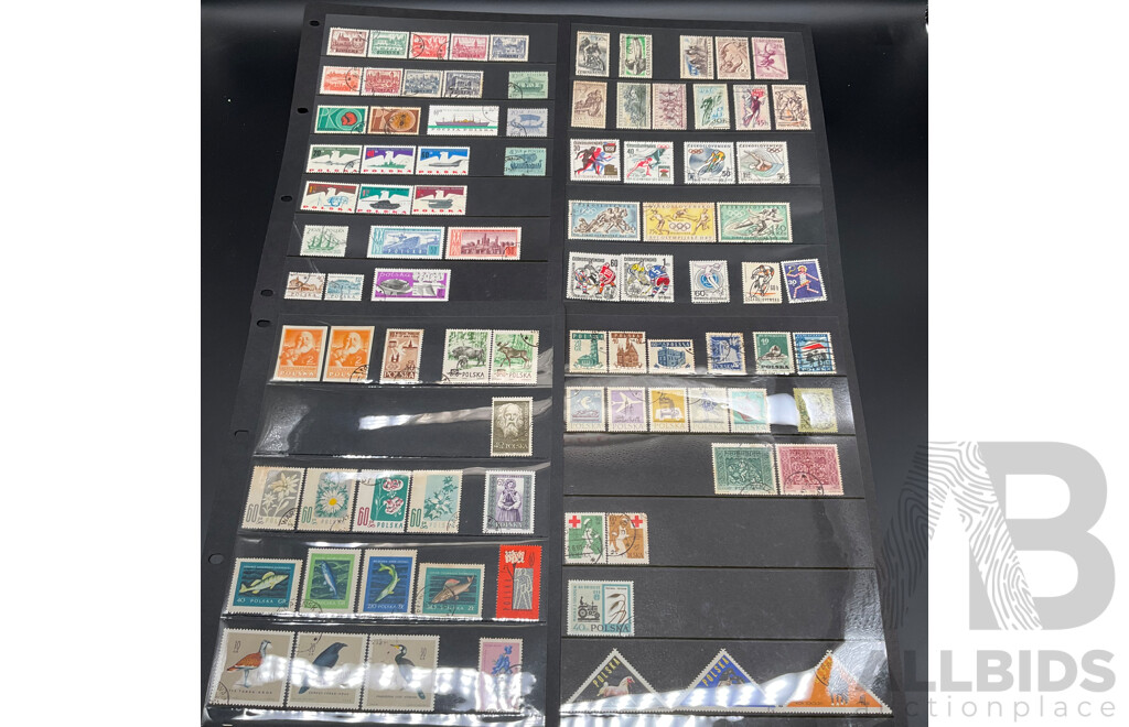 Large Collection of Vintage and Mixed International Postage Stamps