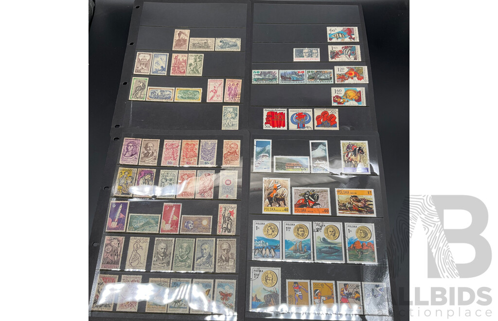 Large Collection of Vintage and Mixed International Postage Stamps
