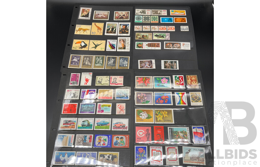Large Collection of Vintage and Mixed International Postage Stamps