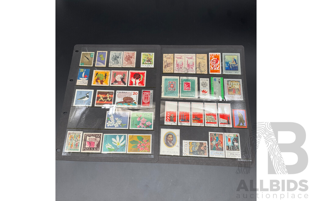Large Collection of Vintage and Mixed International Postage Stamps