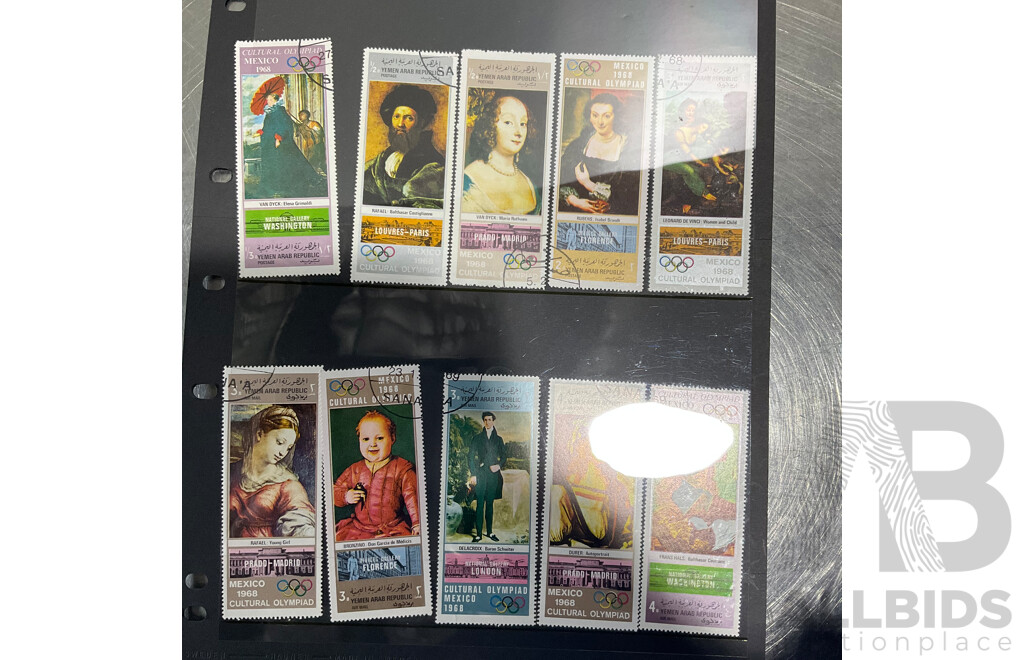 Large Collection of Vintage and Mixed International Postage Stamps