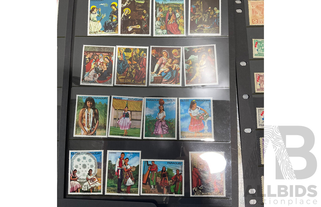 Large Collection of Vintage and Mixed International Postage Stamps