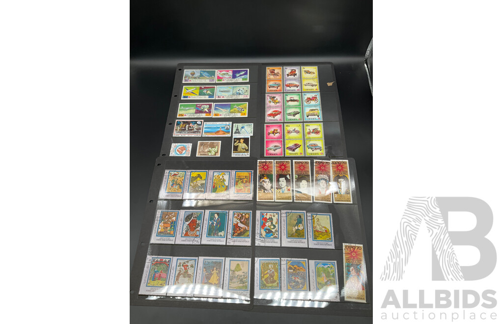 Large Collection of Vintage and Mixed International Postage Stamps