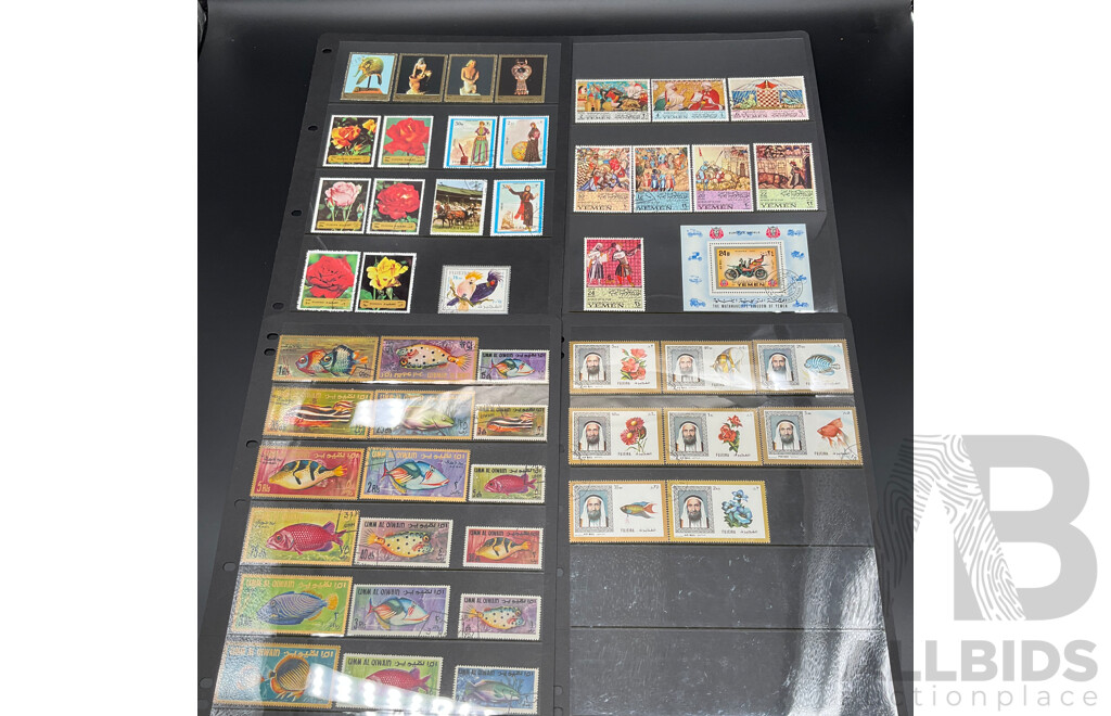 Large Collection of Vintage and Mixed International Postage Stamps