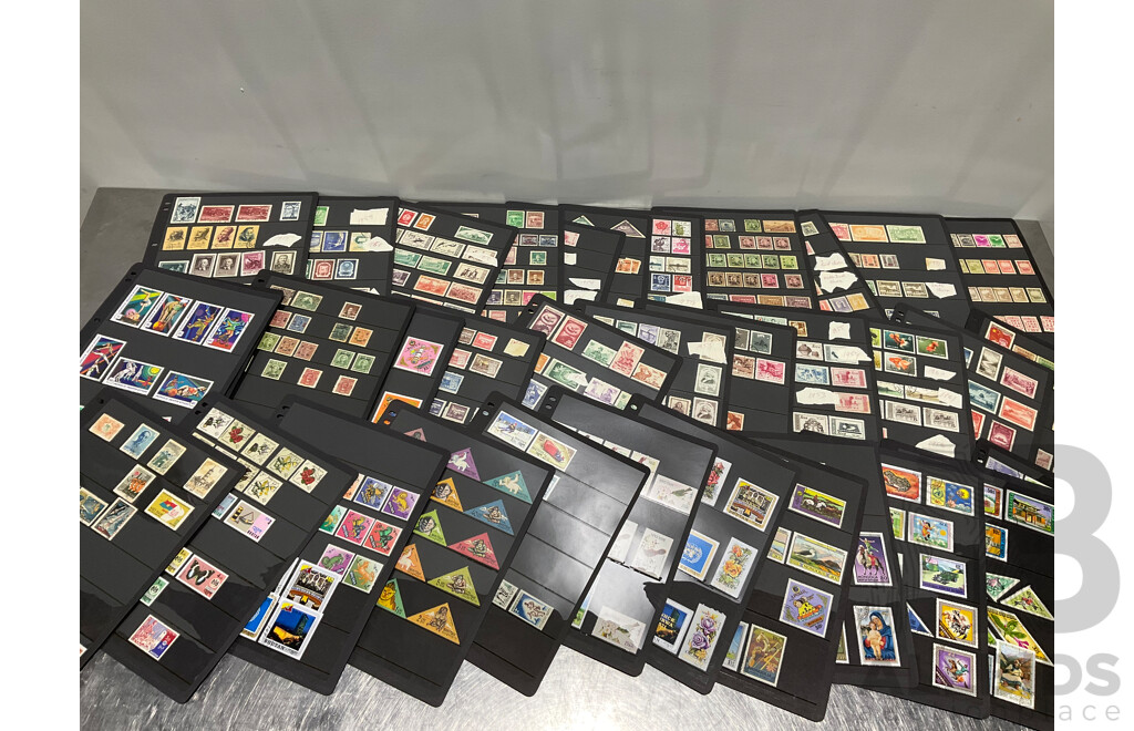 Large Collection of Vintage and Mixed International Postage Stamps