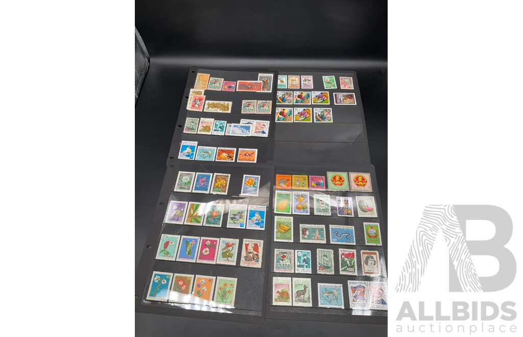 Large Collection of Vintage and Mixed International Postage Stamps